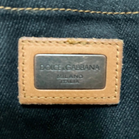 Dolce & Gabbana Dark Denim Straight Leg Jeans. Size 12. EUC - Picture 7 of 7